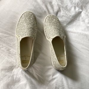 Keds x Kate Spade Double Decker Glitter Shoes